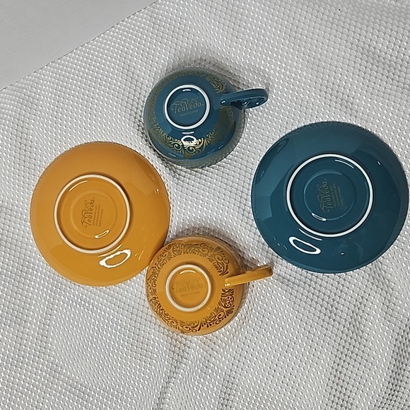 TEA VEEDA QUOTES TEA CUP SET OF TWO - Picture 7 of 8